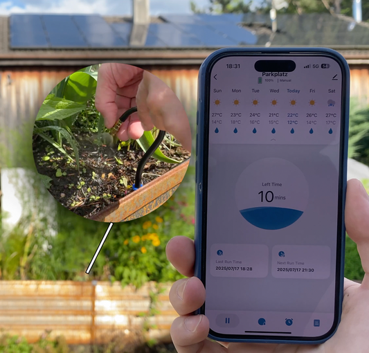 GießGedacht SmartValve – Intelligente Gartenbewässerung mit Timer